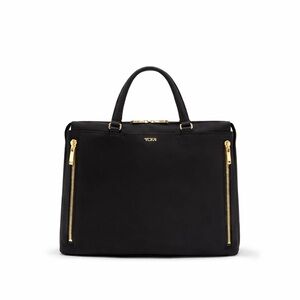 Tumi Voyageur Kendallvile Brief Black Women's Laptop Briefcase Tote Bag